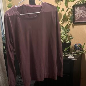 lululemon athletica Long Sleeve Top in Mauve